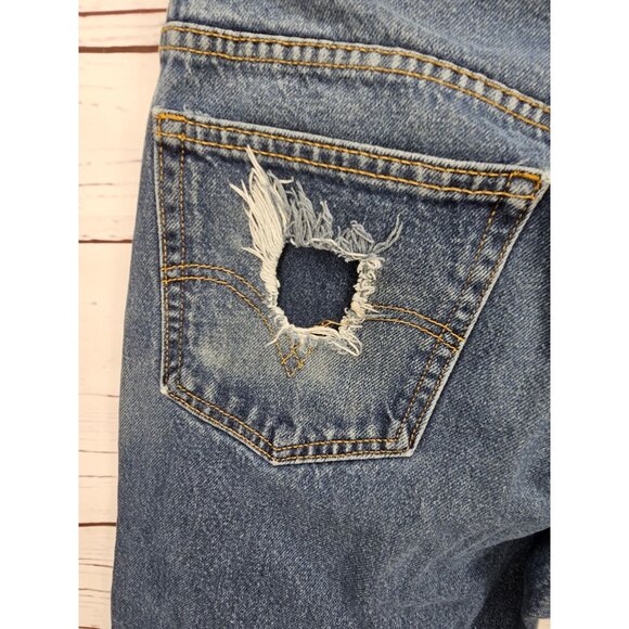 Levi's Bootcut 517s Size 36 x 30 Men's Denim Blue Jeans - Picture 8 of 14